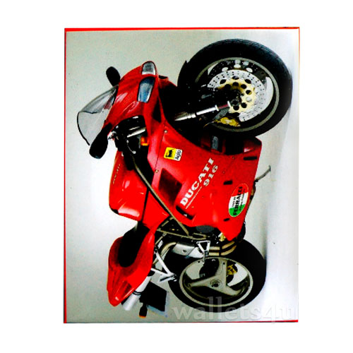 Magic Wallet, Motorbike, Red - MWCMP0114